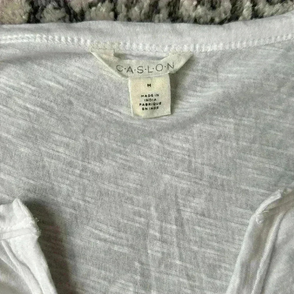 Caslon white cotton top size medium - Picture 2 of 2